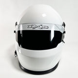 Autograph racing helmet white full size nascar helmet