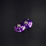 Full single color solid color hans clips anchors purple bell