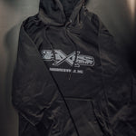 Off Axis merch apparel black hoodie helmet painter